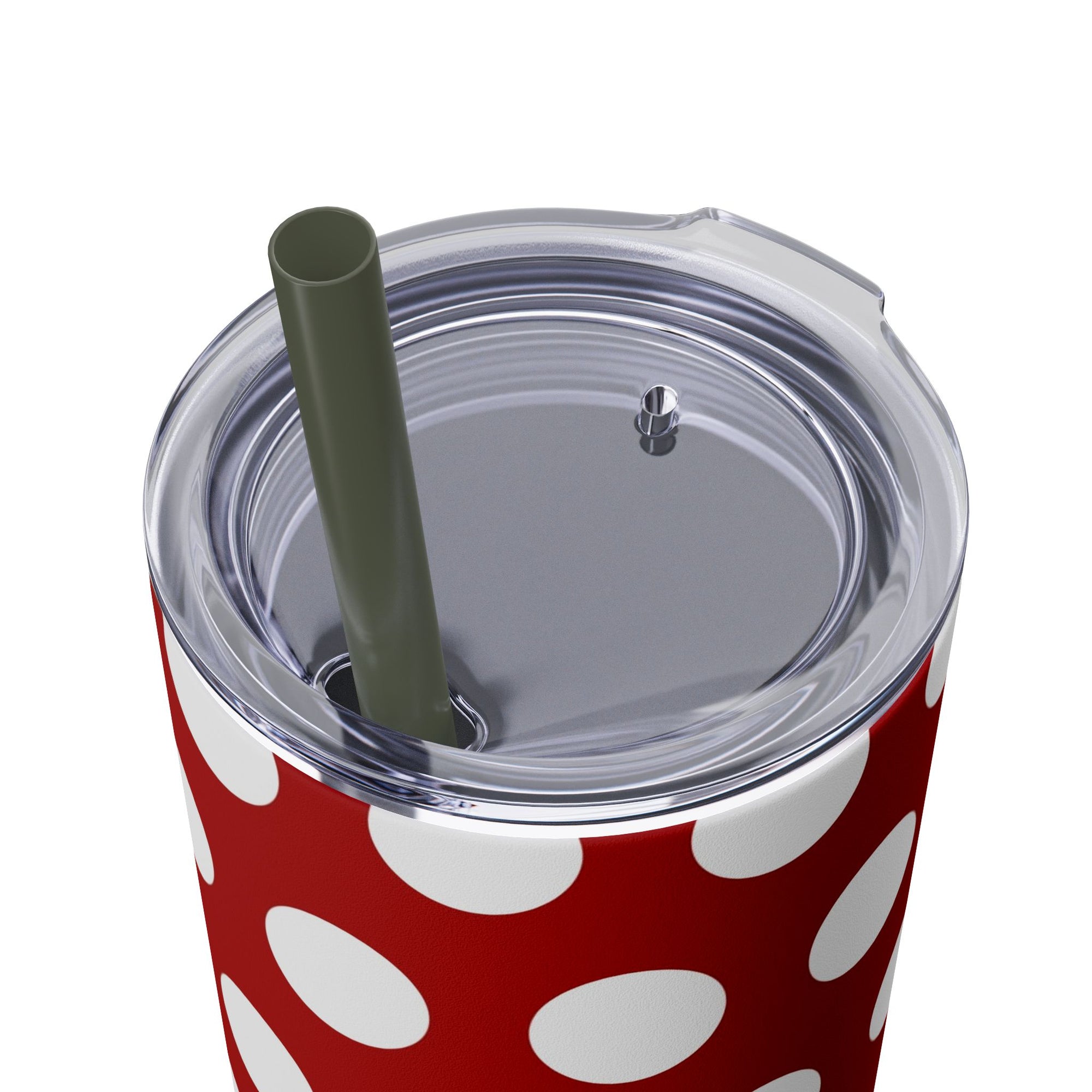 Xmas Polka dots Skinny Tumbler, 20oz