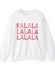 Falalalala Xmas Christmas Pink Sweatshirt