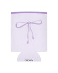 Bows Coozie Can Cooler - Lavender