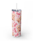 Coquette Bears Skinny Tumbler, 20oz