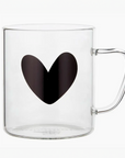 Glass Mug - Heart