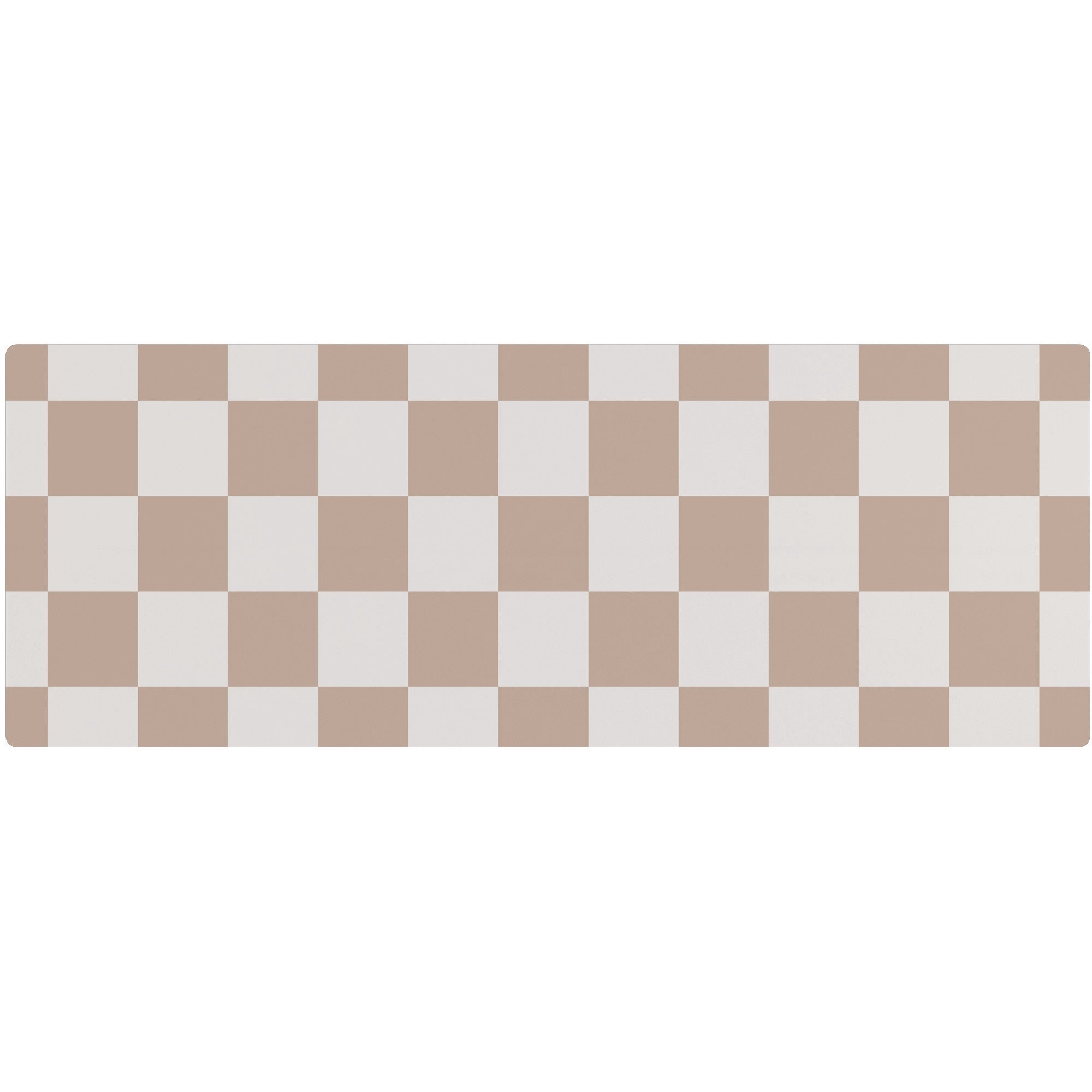 SOUL Printed Yoga Mat - Beige Check