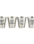 Stainless Steel Shot Cups - Personality