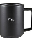 Matte Stackable Mug Set - Mr. & Mrs.